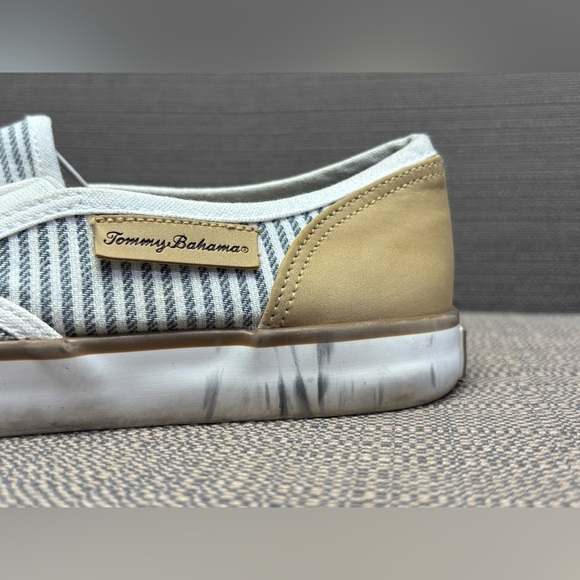 Tommy Bahama Sailor Loafer Flats Slip On Shoes Sneakers Women 8 Striped Canvas - Picture 4 of 6